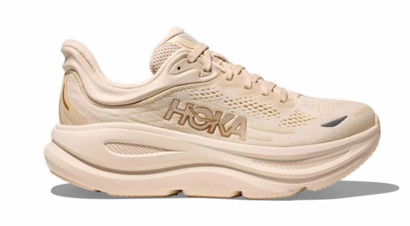 HOKA Bondi 9 Wide לנשים בצבע וניל